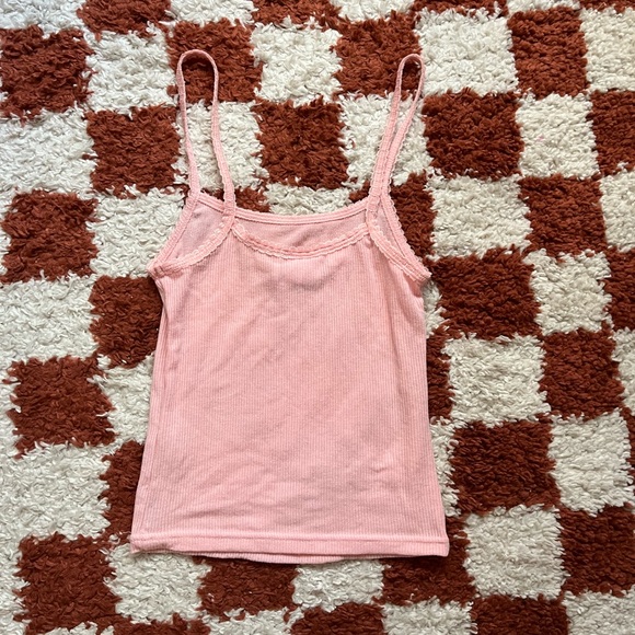 Lacy baby pink Urban Outfitters tank/ camisole - Picture 4 of 4